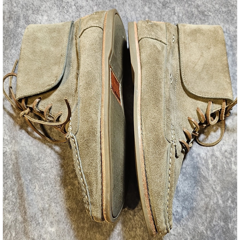 Frye Quincy Chukka Booties Ankle Gray Suede Leather Womens 7.5 Moccasin 1-01516